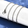 Tarnish Resistant 304 Stainless Steel Cable Chains Necklace Making X-STAS-P045-01P-2