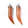 Natural Red Aventurine Pendants G-S356-12C-2