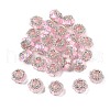 Resin Rhinestone Rondelle Beads OACR-S048-02F-2