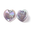 UV Plating Rainbow Iridescent Acrylic Pendants OACR-C003-08A-2