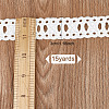 DELORIGIN 15 Yards Cotton Embroidery Flower Hollow Lace Ribbon OCOR-DR0001-05-2
