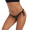 1Pc Alloy Crystal Rhinestone Multi-Layer Link Chian Waist Body Chains for Jeans Dresses WG49084-10-1