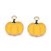 Thanksgiving Day Theme Alloy Enamel Pendants X1-ENAM-T020-35O-1