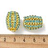 Brass Rhinestone Beads KK-U057-10G-02-2
