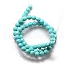 Natural Howlite Round Beads Strands X-TURQ-L017-6mm-01B-3