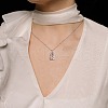 10Pcs 2 Colors Brass Micro Pave Cubic Zirconia Pendants ZIRC-SZ0004-84-7