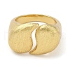 Rack Plating Brass Cuff Finger Rings for Women RJEW-C114-13B-G-2