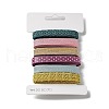 18 Yards 6 Colors Polyester Ribbon SRIB-C001-B03-2
