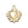 Ion Plating(IP) 304 Stainless Steel Pendants X-STAS-E187-05G-1