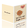 Rectangle Paper Farewell Greeting Card AJEW-WH0522-003-1