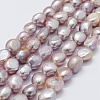 Natural Cultured Freshwater Pearl Beads Strands PEAR-K004-02C-1