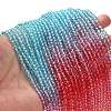 Transparent Painted Glass Beads Strands DGLA-A034-T3mm-A11-2