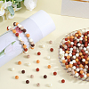 SOFPLATE 500Pcs Rubberized Style Imitated Silicone Acrylic Beads MACR-SP0001-07D-4