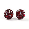 Polymer Clay Pave Rhinestone Beads RB-T018-01E-2