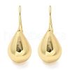 Teardrop Brass Dangle Earrings EJEW-B132-06G-4