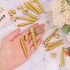 CHGCRAFT 12Sets Alloy Pendants Findings FIND-CA0009-94G-3