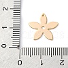 Brass Pendants KK-R223-05G-3