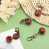 Wood Apple Box Jewelry Pendant Decoration HJEW-AB00424-5