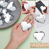 10Pcs Flat Back Acrylic Rhinestone Cabochons OACR-FG0001-22B-3