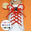 12 Pairs 12 Colors Plastic Shoelaces Buckle Lock FIND-FG0003-90-7