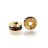 Brass Rhinestone Spacer Beads RB-A014-Z8mm-10G-3