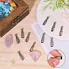 CHGCRAFT 12Pcs Alloy Cord Ends FIND-CA0009-70B-4