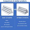 Iron Seal Stamps AJEW-G018-04-6