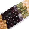 Natural & Synthetic Mixed Gemstone Beads Strands G-D080-A01-01-29-4