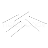 BENECREAT 925 Sterling Silver Flat Head Pins STER-BC0001-10S-2
