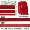   3 Rolls 3 Styles Sparkle Single Face Velvet Ribbons OCOR-PH0004-13-2