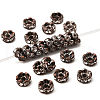 Brass Rhinestone Spacer Beads RB-A014-L5mm-01R-NF-1