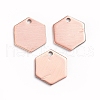 Brass Charms KK-E784-01R-2