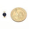 Natural Mixed Gemstone Charms X-PALLOY-JF00992-01-2