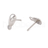 304 Stainless Steel Stud Earring Findings X-STAS-P307-16P-2