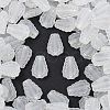 Frosted Transparent Acrylic Beads OACR-P029-17B-01-1