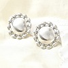 304 Stainless Steel Stud Earrings EJEW-B140-03P-2
