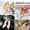Fingerinspire Alloy Rhinestone Shoe Clip Findings FIND-FG0001-02P-7