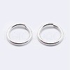 925 Sterling Silver Open Jump Rings STER-F036-02S-0.9x5mm-2