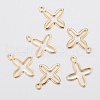 201 Stainless Steel Tiny Cross Charms X-STAS-H436-42-1