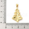 Brass Enamel Pendants KK-U044-01G-01-3
