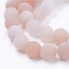 Natural Pink Aventurine Beads Strands X-G-F520-56-6mm-3