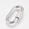 Tarnish Resistant 304 Stainless Steel Keychain Clasp Findings STAS-K183-02-A-2