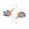 8Pairs Ocean Theme 304 Stainless Steel Dangle Earrings EJEW-JE06390-5
