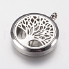 316 Surgical Stainless Steel Diffuser Locket Pendants STAS-J021-07-1