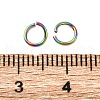 Ion Plating(IP) 304 Stainless Steel Open Jump Rings STAS-N098-062F-01-3