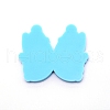 Teardrop with Lady Silicone Pendant Molds DIY-WH0175-51-2