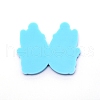 Teardrop with Lady Silicone Statue Pendant Molds DIY-WH0175-51-2