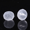 Transparent Frosted Acrylic Beads FACR-N004-003-2