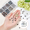 Olycraft 240Pcs 8 Colors Electroplated Natural Lava Rock Beads G-OC0002-03-2