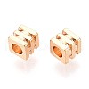 Brass Spacer Beads KK-T075-66G-1